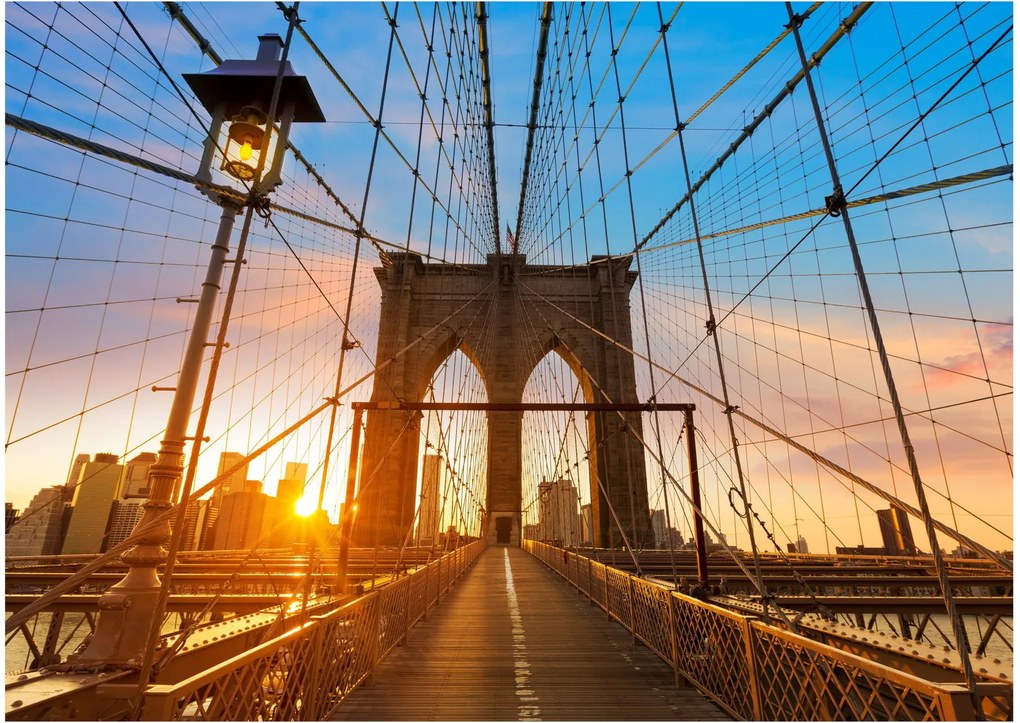 Obraz - Brooklyn Bridge, Manhattan, New York (70x50 cm)