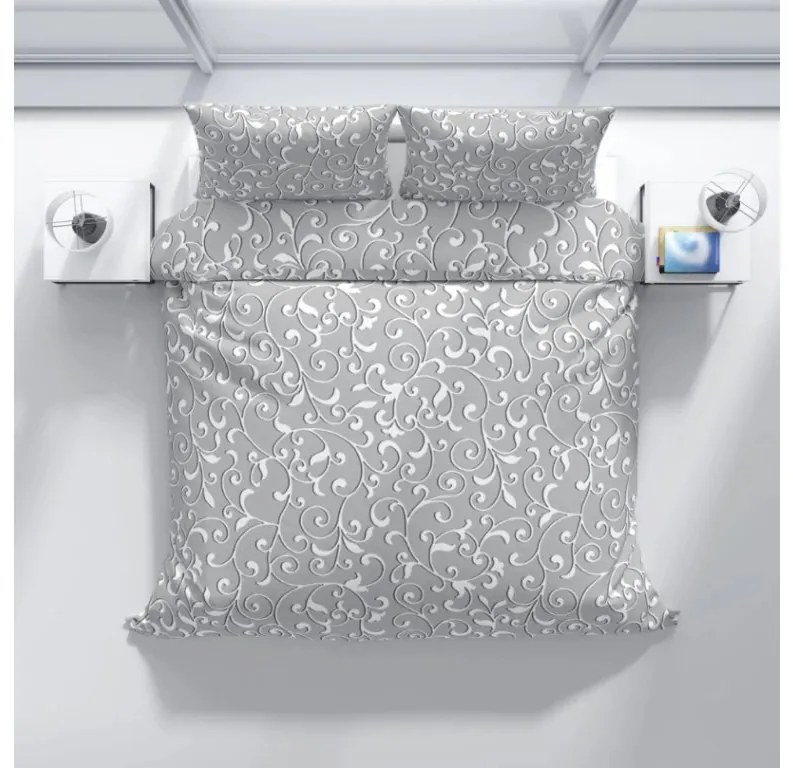 PrzytulneMieszkanie.pl PrzytulneMieszkanie.pl Bawełniana pościel GREY ORIENT szara Rozmiar pościeli: 70 x 90 cm | 140 x 200 cm