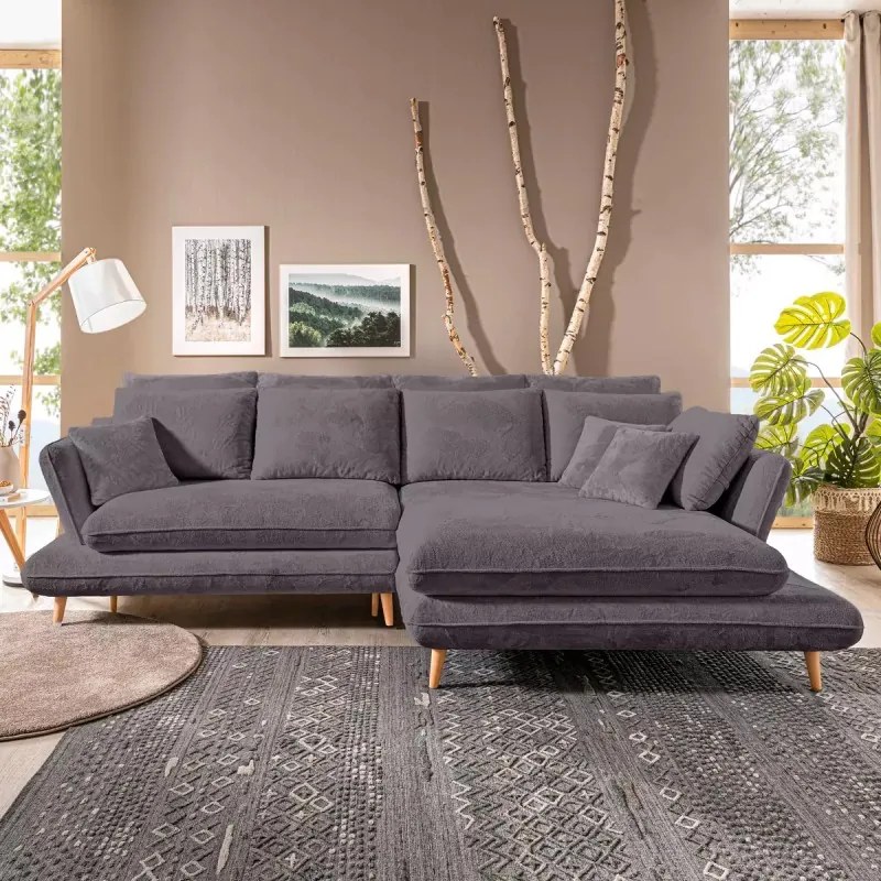 Narożnik MONTE z funkcją spania pojemnikiem i poduszkami