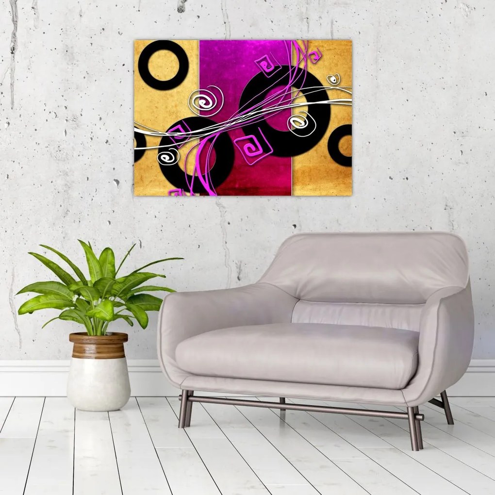 Obraz abstrakcji (70x50 cm)