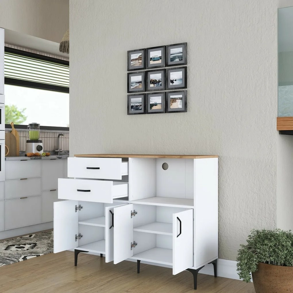 Szafa Jeby Walnut and White