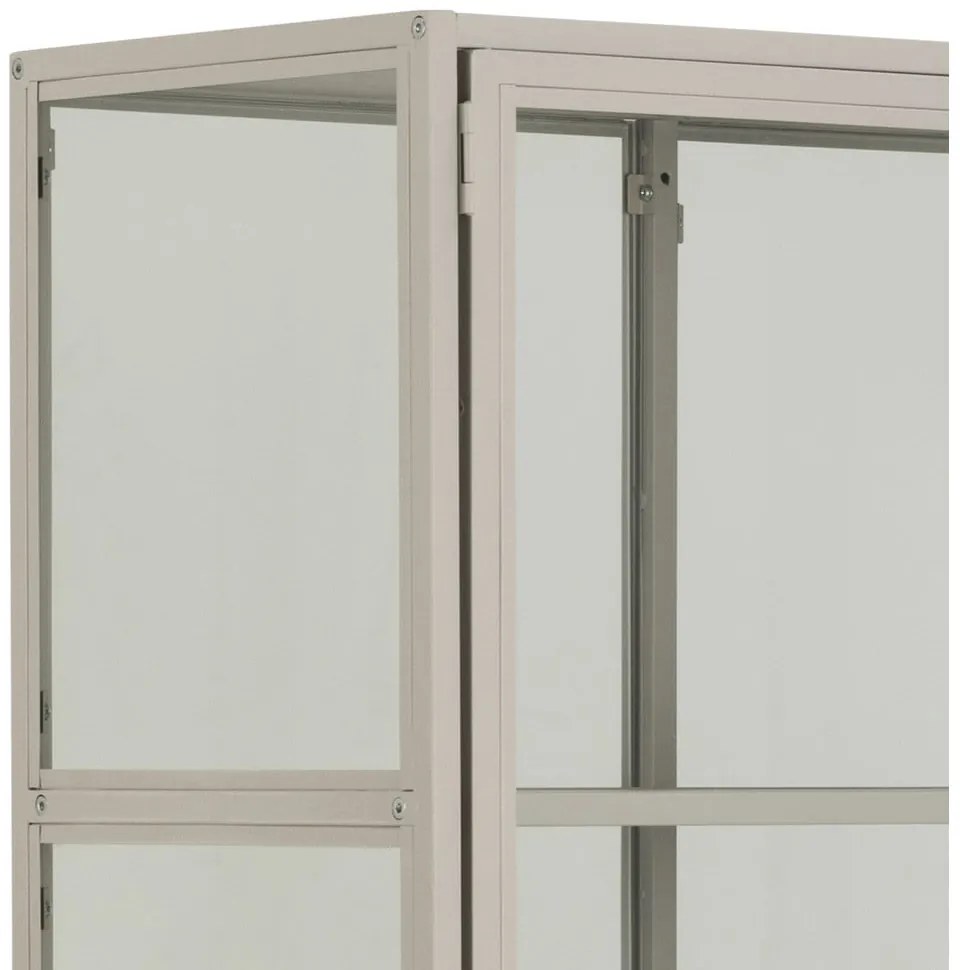 Szara witryna 77x186x35 cm Seaford – Actona