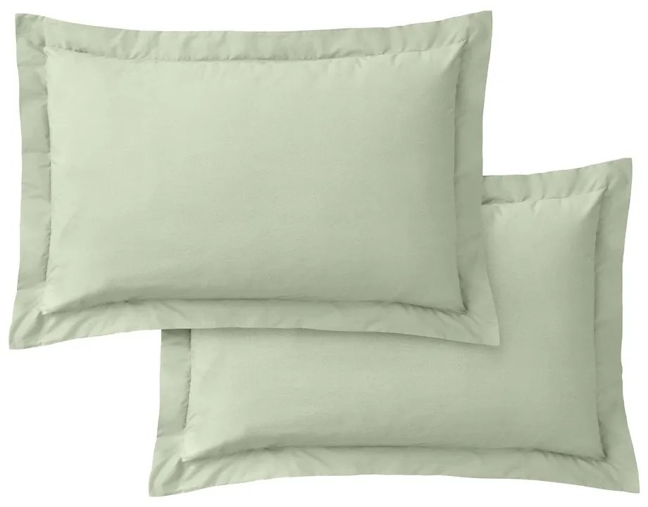 Poszewki na poduszki z perkalu bawełnianego zestaw 2 szt. 50x75 cm Cotton Percale – Bianca