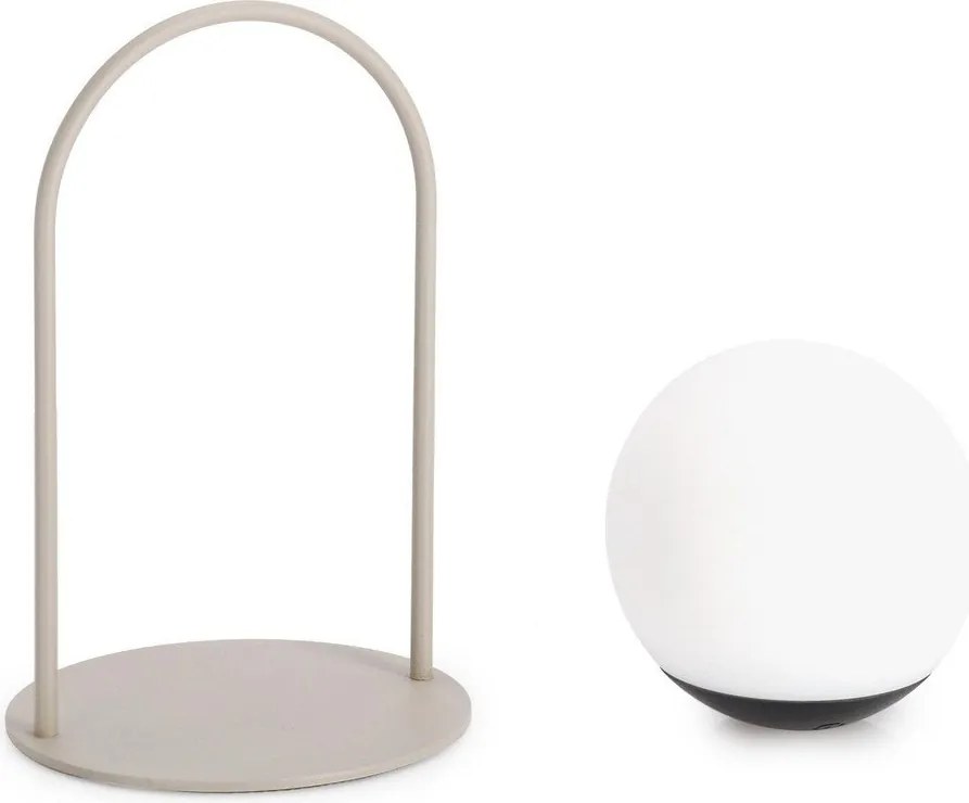 Lampa zewnętrzna stołowa LED ze ściemniaczem na USB ø 13,5 cm Pansy – Bizzotto