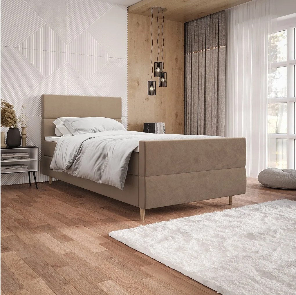 Łóżko kontynentalne FLO Plus 90x200 Itaka 48
