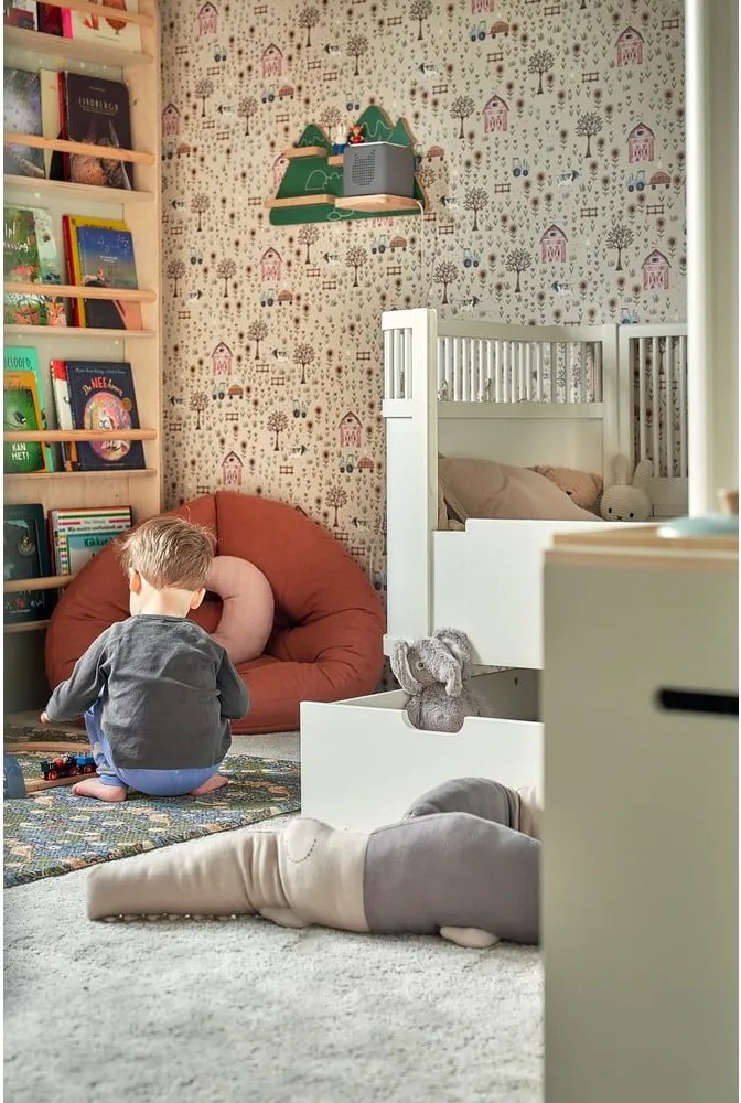 Dziecięcy fotel rozkładany Karup Design Mini Nido Dark Grey