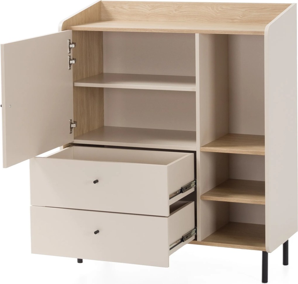 Komoda VETTA 95 cm do Salonu Sypialni Odcienie beżu