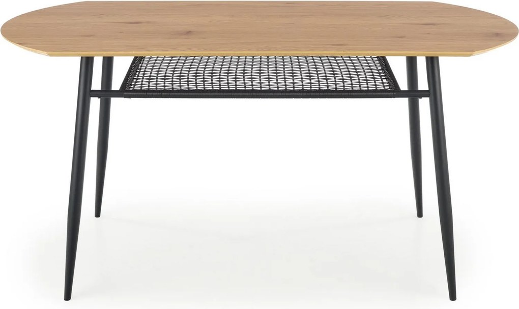 Loftowy stół nierozkładany z półką Jackson