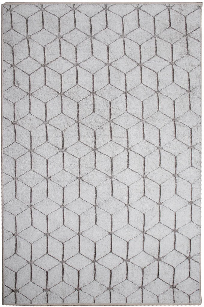 Dywan Bunny New 3D Geometryczny Brąz 080x140 Prostokąt