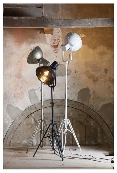 Czarna lampa stojąca BePureHome Spotlight