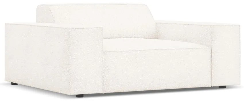 Beżowy fotel z materiału bouclé Jodie – Micadoni Home