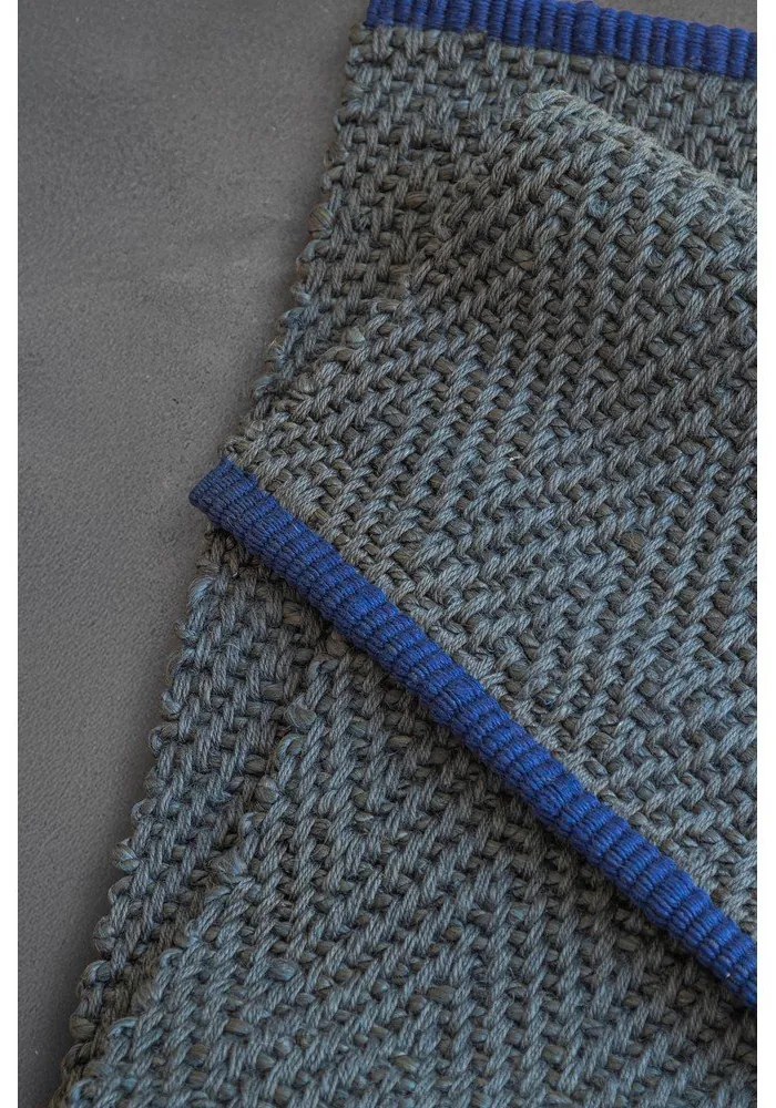 Ciemnozielony chodnik z juty 70x150 cm Notes – Mette Ditmer Denmark