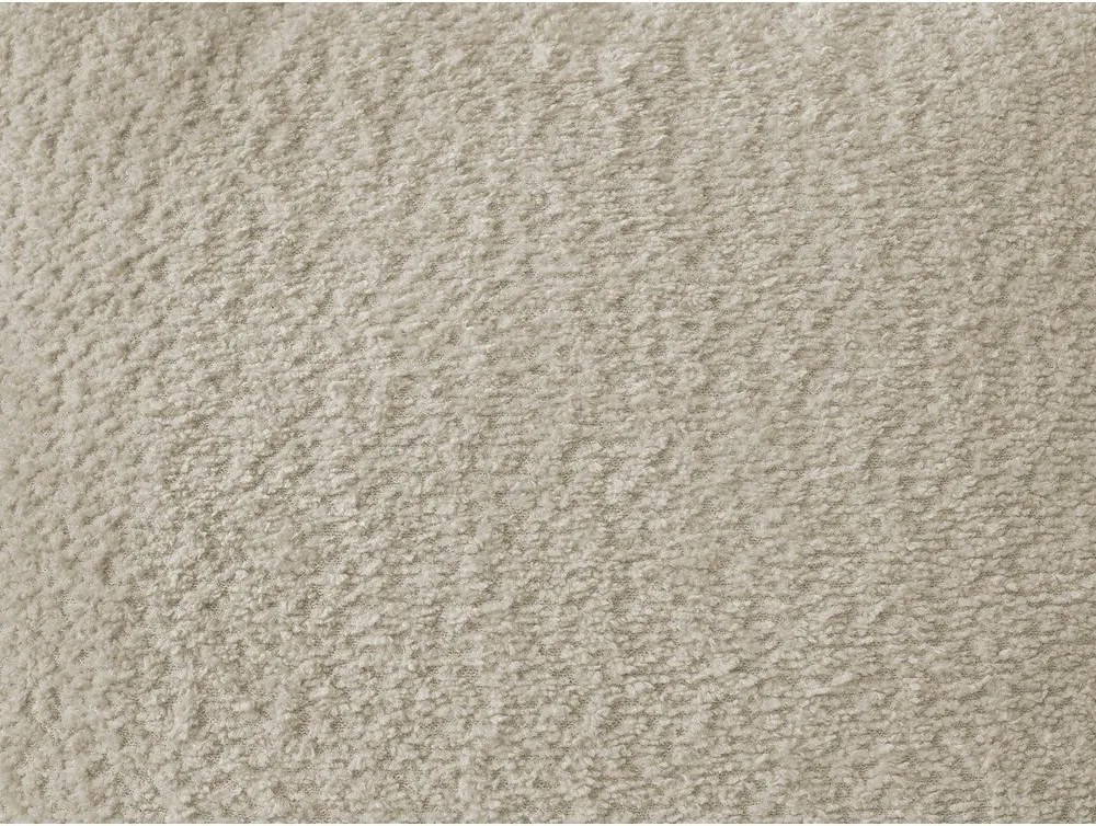 Beżowy rozkładany/ze schowkiem narożnik z materiału bouclé (prawostronny/z szezlongiem) Montaigne – Bobochic Paris