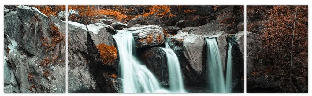 Obraz - Wodospady (170x50 cm)
