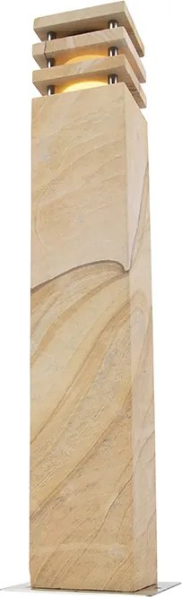 Nowoczesna lampa podłogowa zewnętrzna piaskowiec 70 cm - Grumpy