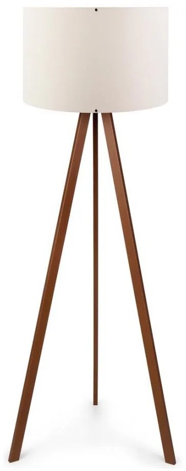 Lampa stojąca AYD 1xE27/60W/230V beżowo-brązowa