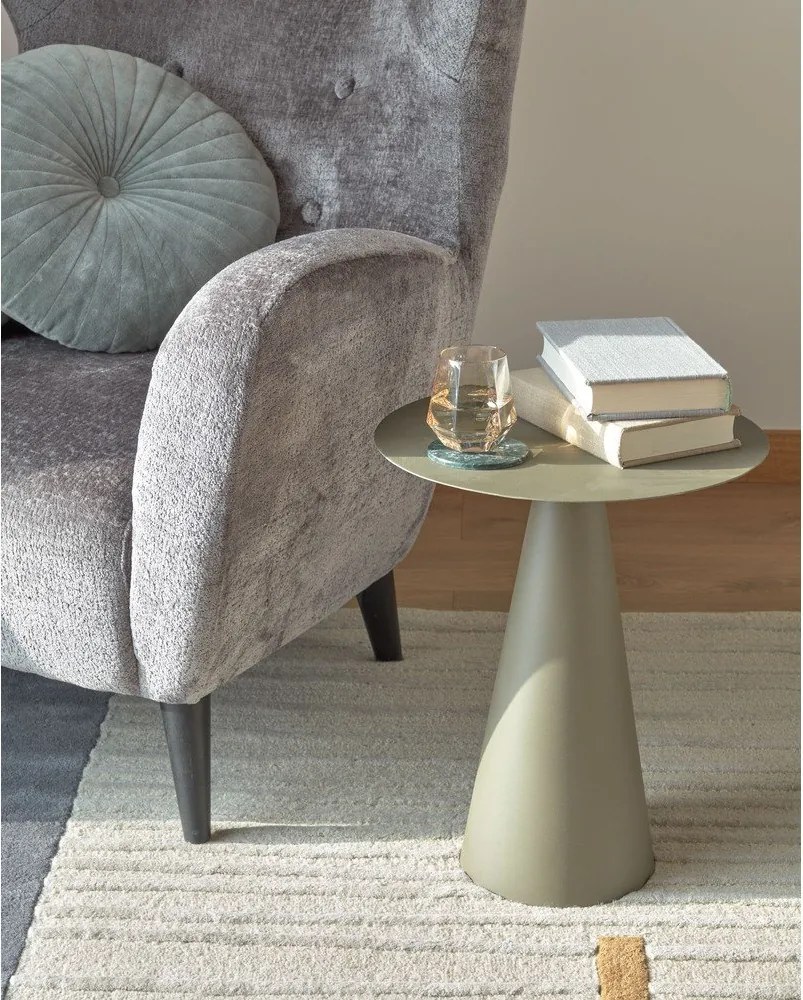 Metalowy okrągły stolik ø 40 cm Shirel – Kave Home