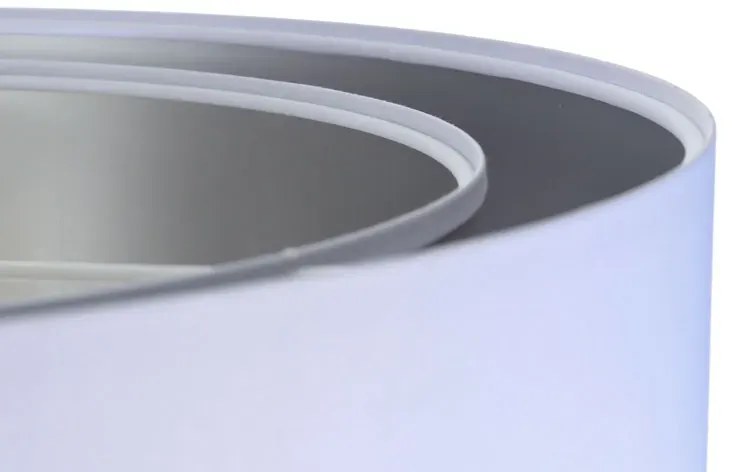 Srebrno-biała nowoczesna lampa wisząca - S420 D6-P44