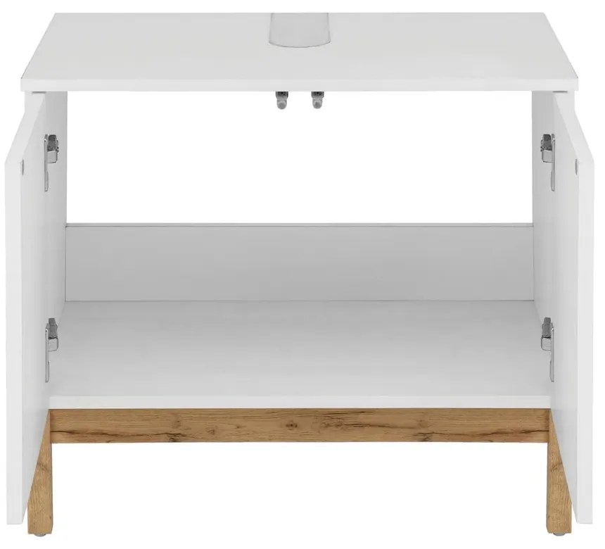 Biała szafka pod umywalkę 56x35 cm Mirza – Støraa