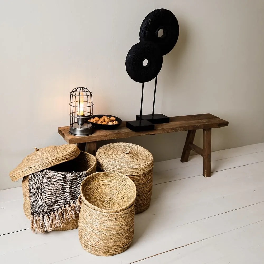 Naturalna ławka Safane – Light & Living