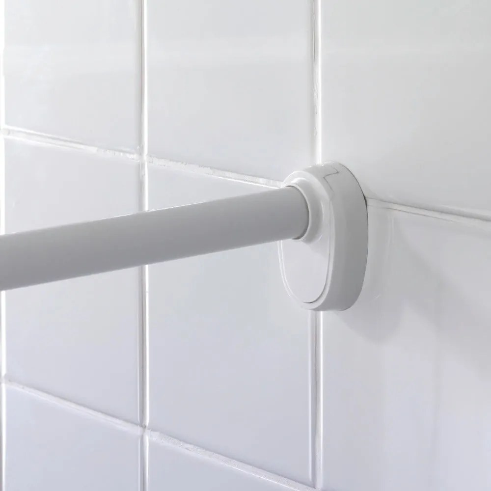 Uniwersalny narożny drążek na zasłonę prysznicową Wenko Shower Curtain Rod