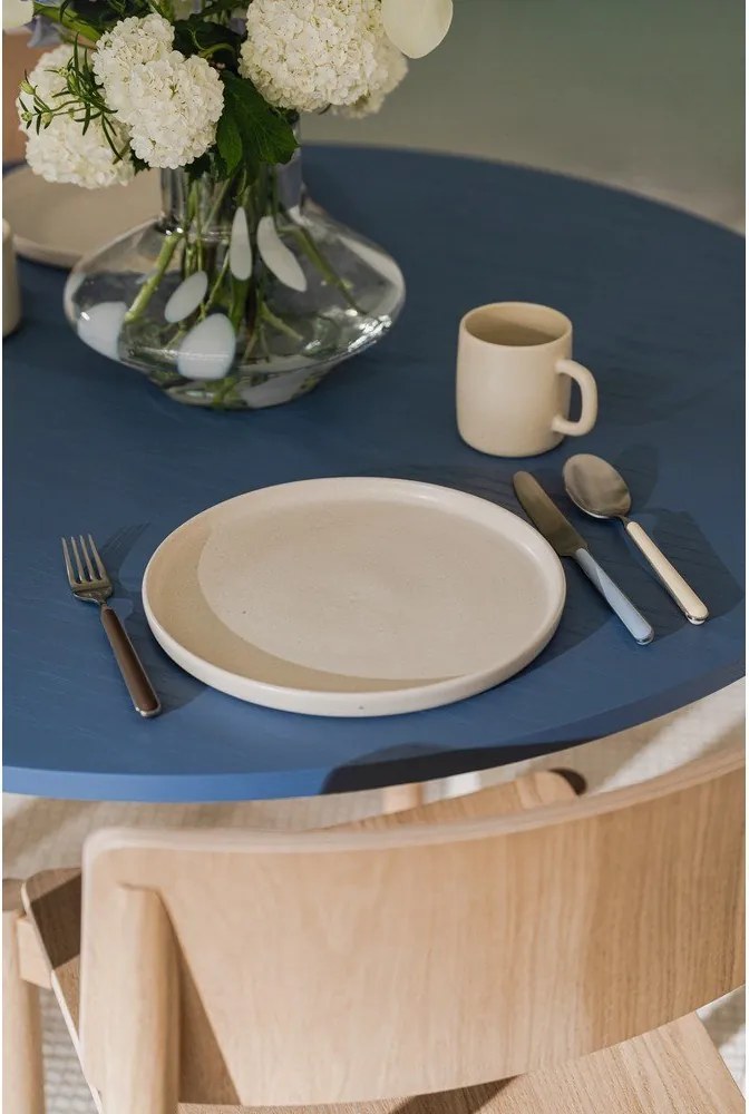 Jasnożółte/w kolorze srebra sztućce 4 szt. ze stali nierdzewnej dla 1 osoby Noli – noo.ma