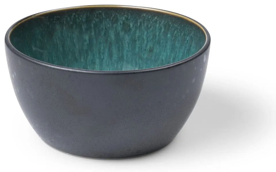 Ciemnozielona kamionkowa miska ø 14 cm – Bitz