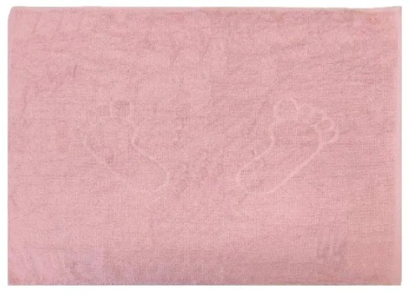 Dywanik łazienkowy EVOLA 50x70 cm jasnoróżowy, 100% bawełna