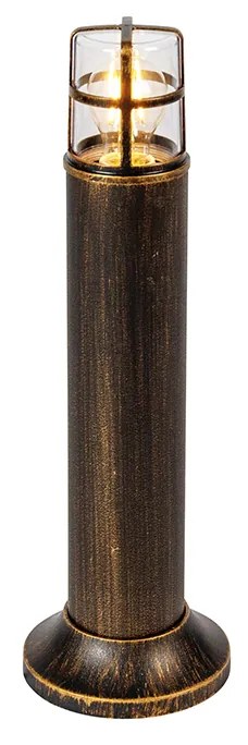 Zewnetrzna Vintage'owa lampa podłogowa zewnętrzna w kolorze antycznego złota IP54 50 cm - Kiki Nowoczesny Oswietlenie zewnetrzne