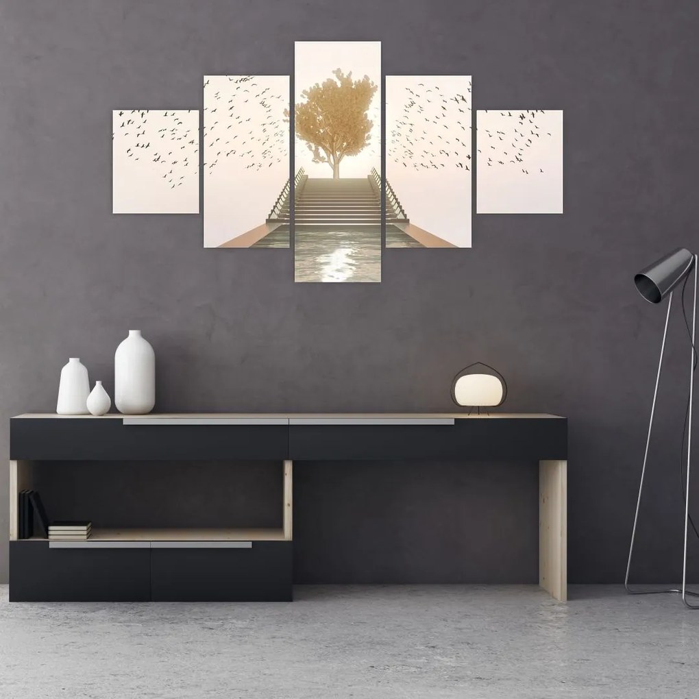 Obraz - Most do nieznanego (125x70 cm)