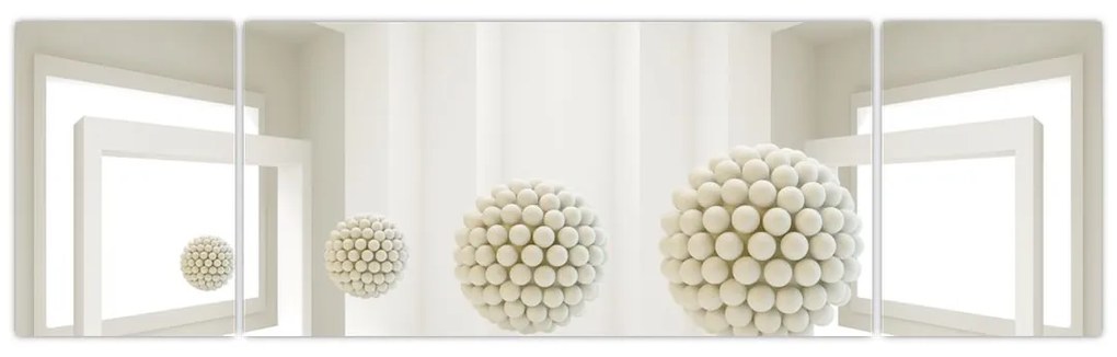 Obraz -Spojrzenie do wnętrza - abstrakcja (170x50 cm)