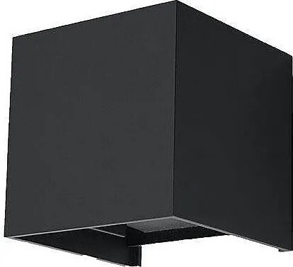 Kinkiet LUCA czarny LED IP54