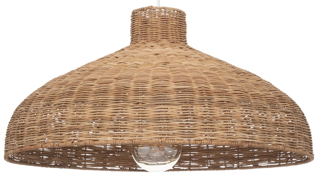 Lampa wisząca ORIGANES z rattanowym kloszem, Ø 58 cm
