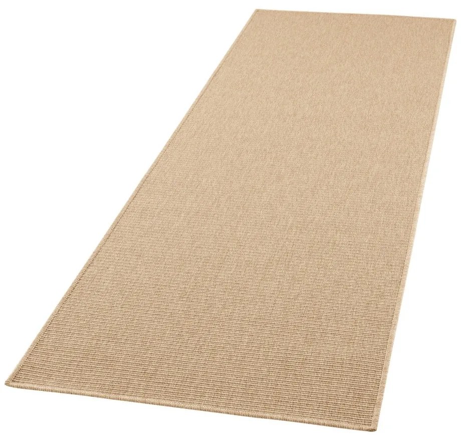 Beżowy chodnik BT Carpet Nature, 80x150 cm