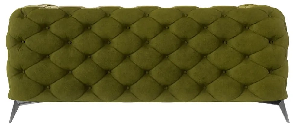 Zielona aksamitna sofa 185 cm Chelsea – Ropez