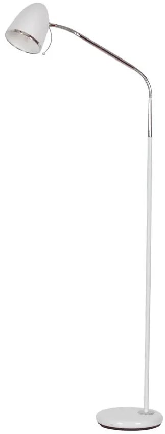 Biała designerska lampa podłogowa - S883-Mozino