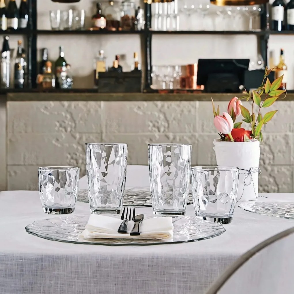 Bormioli Rocco 3-częściowy zestaw szklanek Diamond, 300 ml, 300 ml