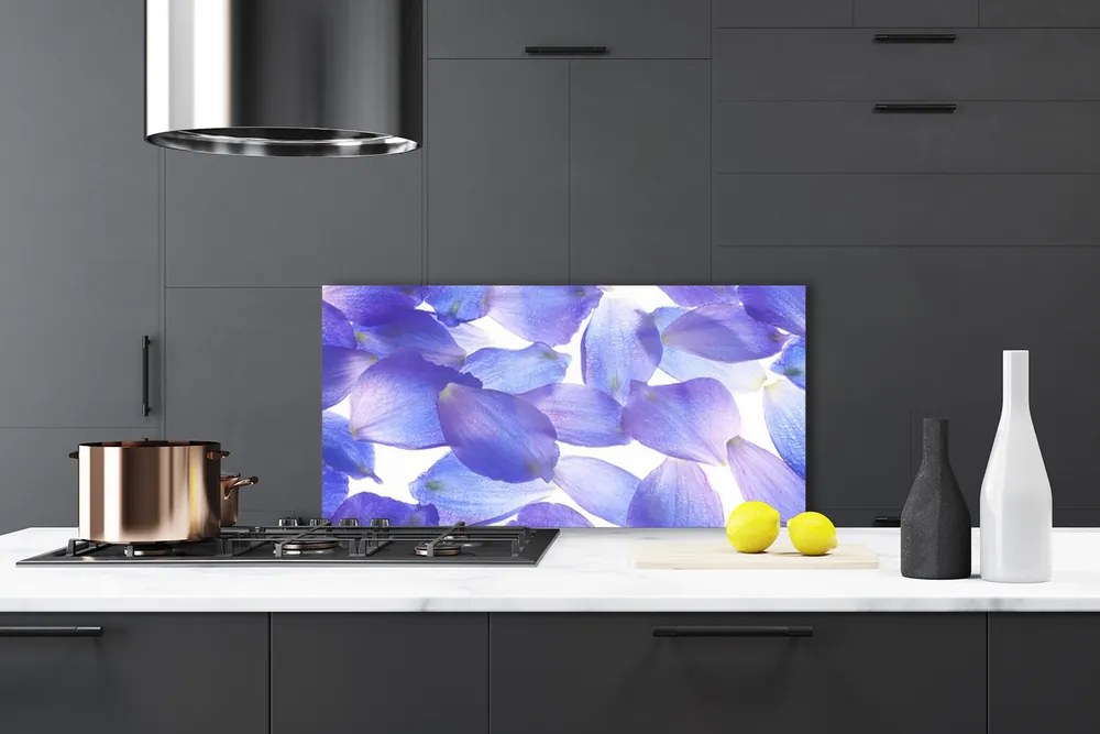 Panel Szklany Delikatność Kwiatowych Płatków