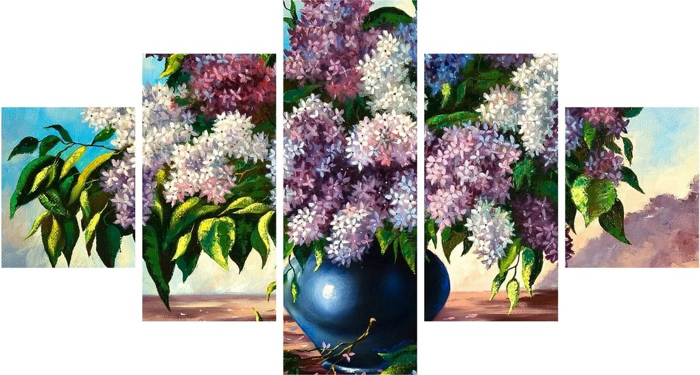 Obraz - Bukiet bzu (125x70 cm)
