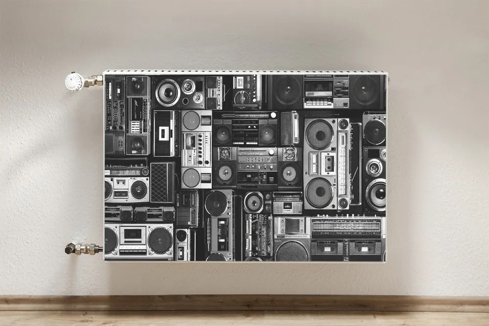 Magnes dekoracjny na kaloryfer Old school boombox