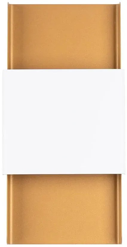 Biało-złoty minimalistyczny metalowy kinkiet - 3X A616 S8-T24