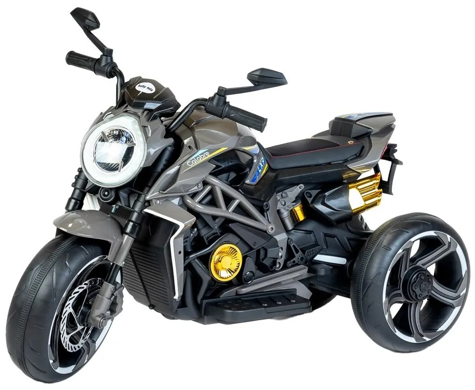 Baby Mix Motocykl elektryczny dla dzieci Calabre, czarny