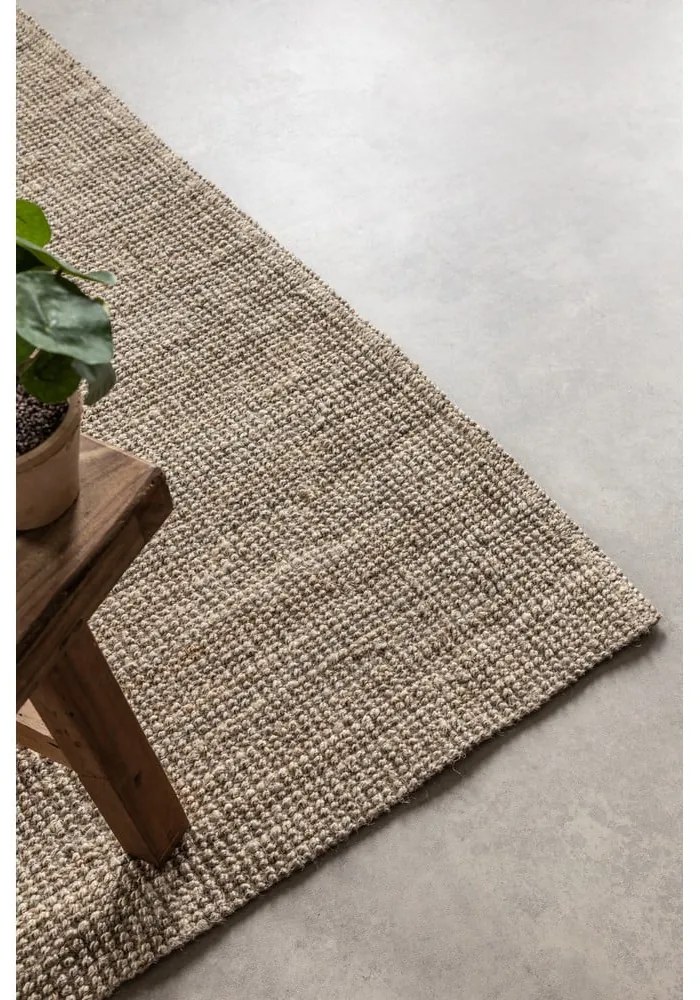 Szarobrązowy dywan z juty 120x170 cm Bouclé – Hanse Home