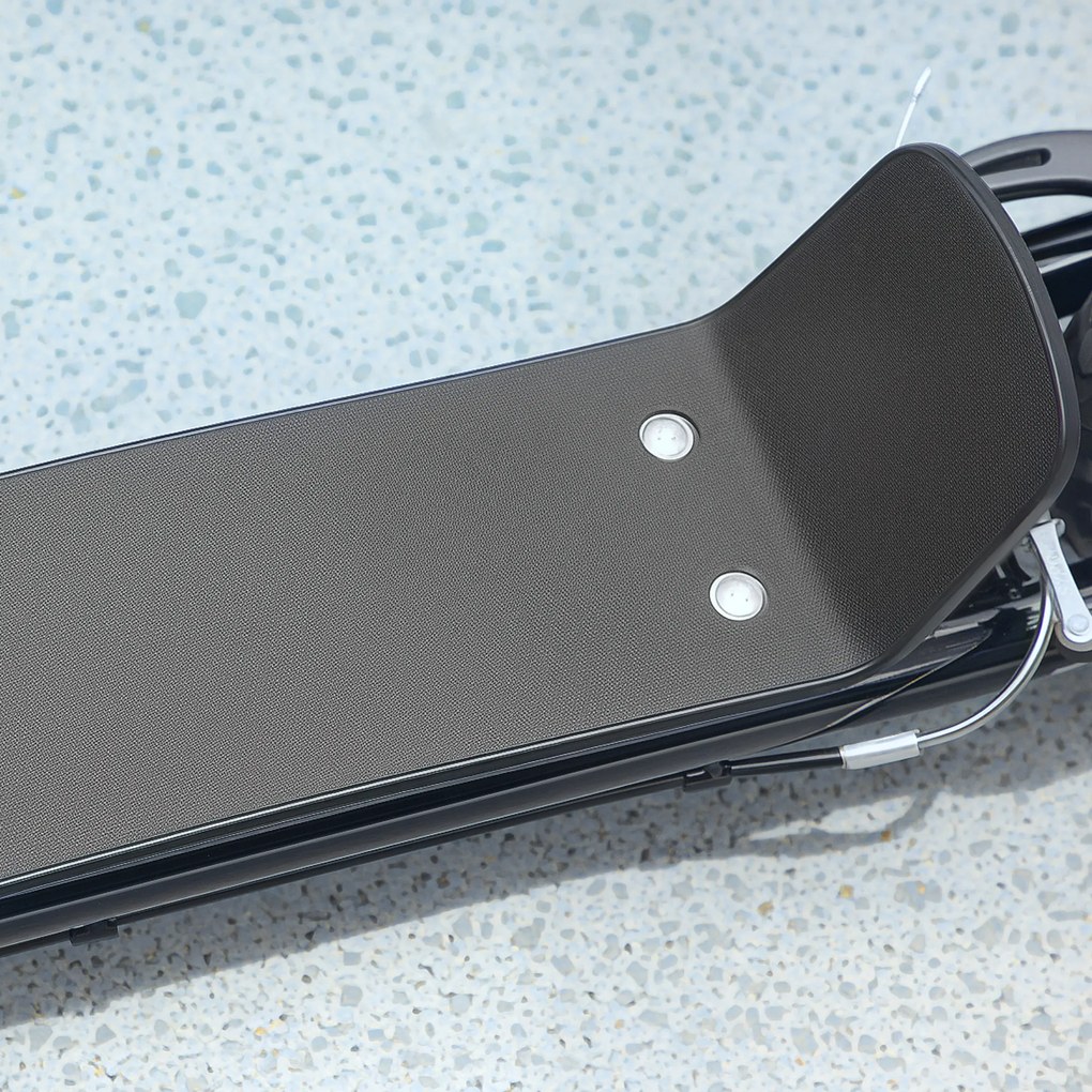 AIYAPLAY Hulajnoga dziecięca z regulowaną kierownicą, dużymi kołami, stojakiem do parkowania, hamulcem ręcznym, dla dzieci w wieku 5-12 lat, Niebieska