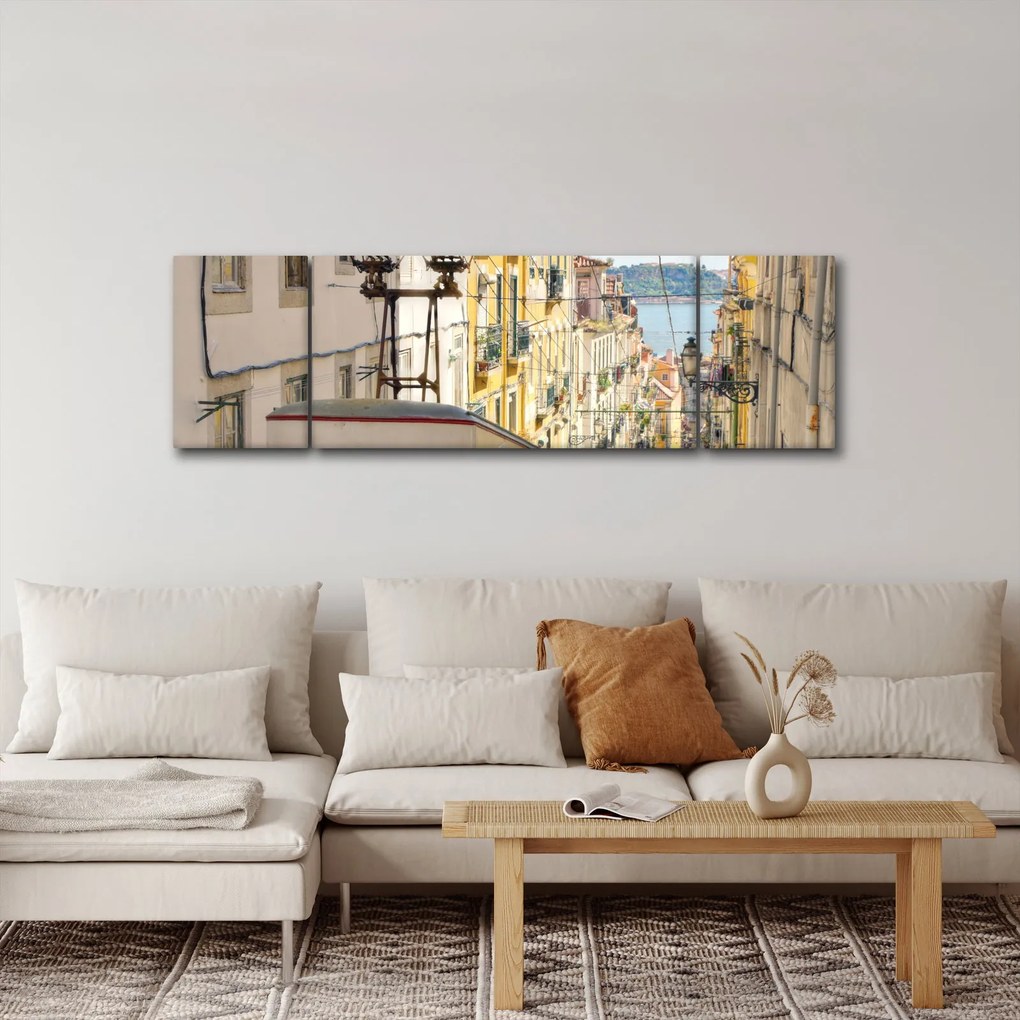 Obraz - Lizbona (170x50 cm)