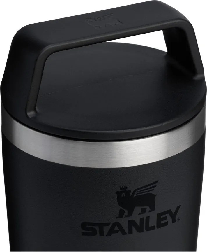 Czarny kubek termiczny ze stali nierdzewnej 230 ml Café-To-Go Travel Mug Black 2.0 – Stanley