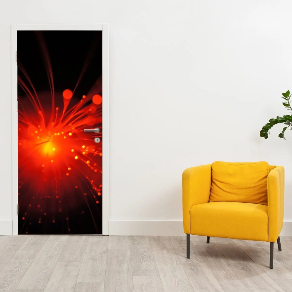 Fototapeta na drzwi - Błyszczenie, abstrakcja (95x205cm)