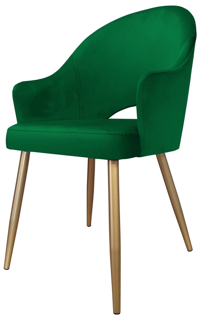 Krzesło obrotowe Velvet podstawa złota MG25