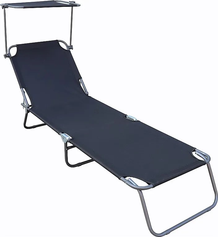 Leżak przeciwsłoneczny leżący leżak ogrodowy