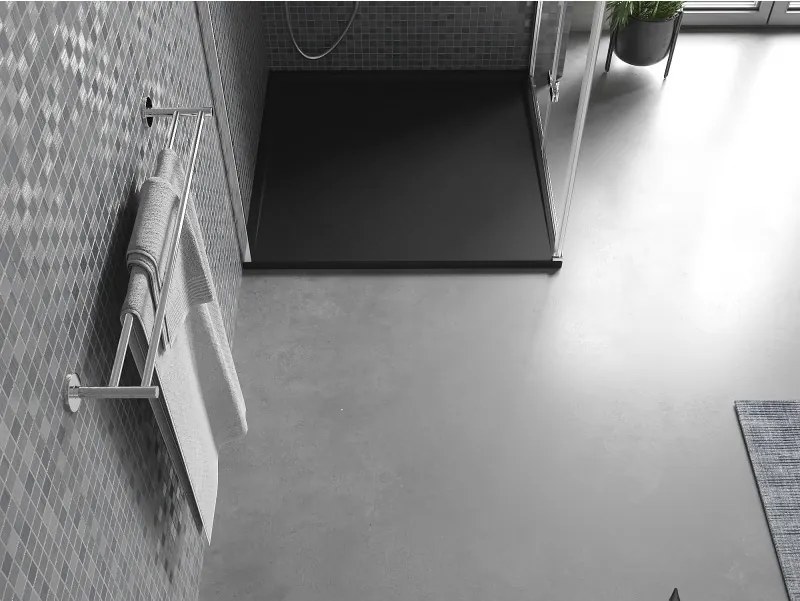 Mexen Amon brodzik kwadratowy SMC 80 x 80 cm, czarny - 4F708080